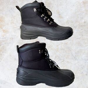 Nevados Glacier Black Waterproof Thermolite Lace-Up Hiking Boots - Mens 12M